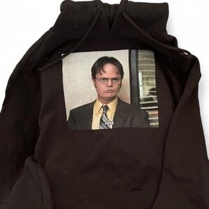 The Office Dwight Schrute False Hoodie Black Size Small